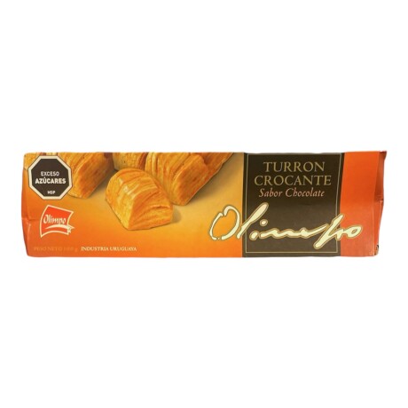 Turron Crocante Olimpo 100 grs Sabor Chocolate