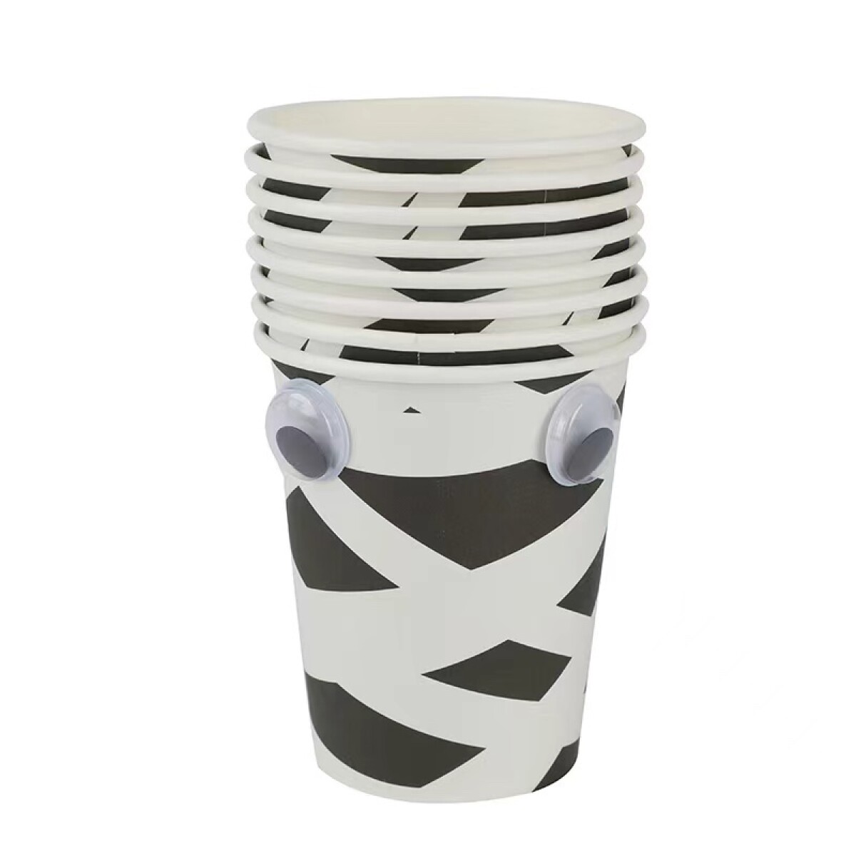 Set vasos halloween - momia 