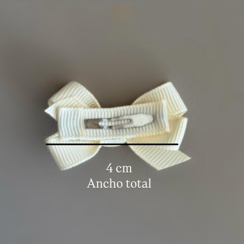 Clip - Moñitas De Gross Blanco
