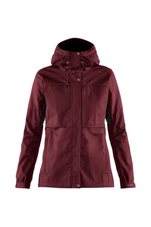 Kaipak Jacket W Dark Garnet-Dark Grey