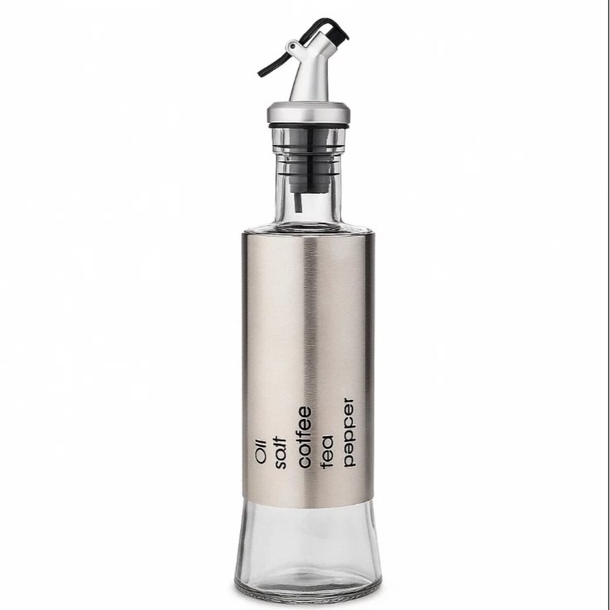 ACEITERO/VINAGRERO DE VIDRIO Y METAL 300 ML 