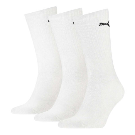 Medias Puma Sport 3-Pack Unisex blanco