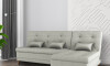 Sillón Cama con Chaise Izquierdo y derecho - Nice Gris claro Wood
