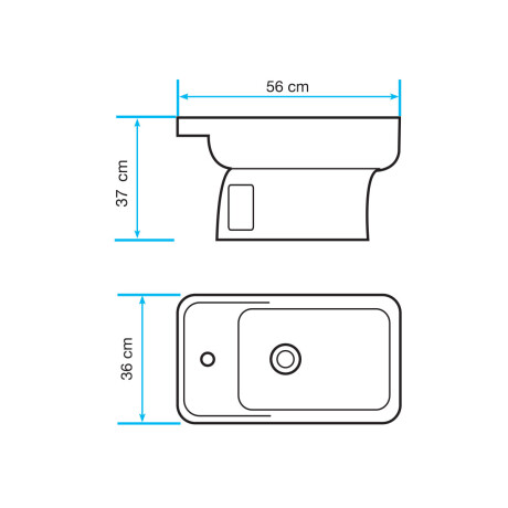 Bidet Sin Transferencia Modelo Torrens 000