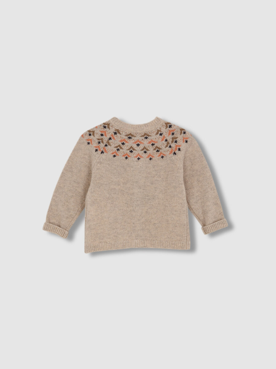 Chaqueta Con Greca Arena