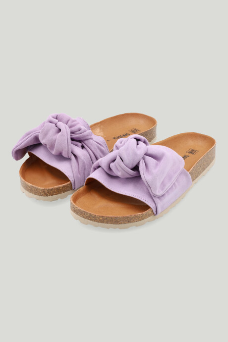 Sandalia Roxy Velour Lila