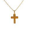 Dije Cruz-Oro bajo-Sin piedra-CP8683 Sinpiedra