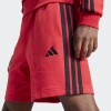 Short Adidas Essentials 3 Tiras Rojo