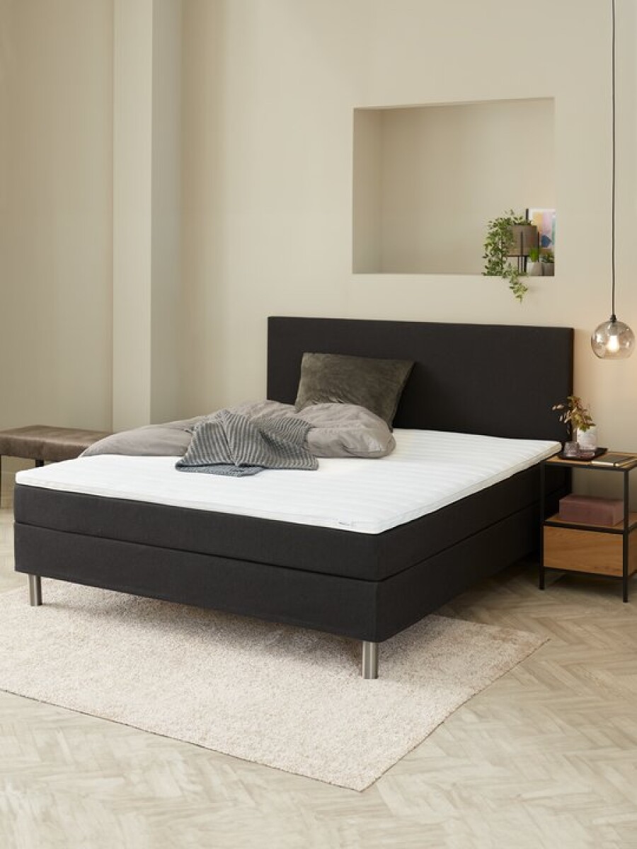 Cama cont King 180x200 PLUS C60 HR negro-08 