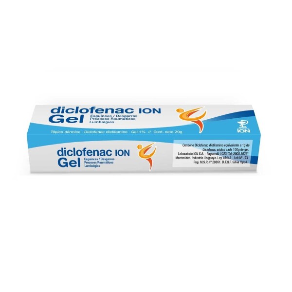 Gel Antiinflamatorio Diclofenac 20 g – ION Gel Antiinflamatorio Diclofenac 20 g – ION