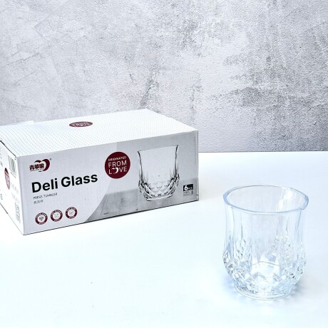Juego De 6 Vasos Vidrio 270ML Juego De 6 Vasos Vidrio 270ML