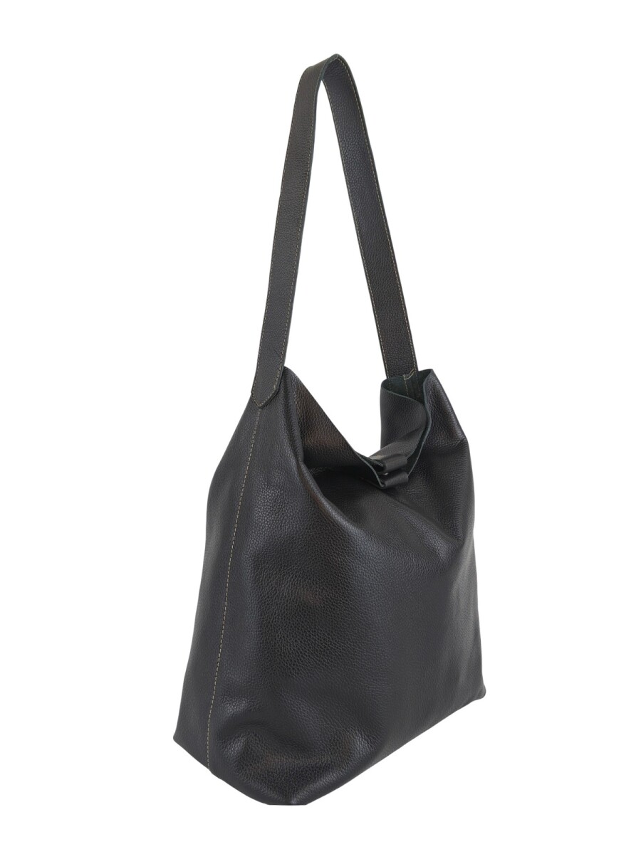 Tote Bag de cuero - Negro 