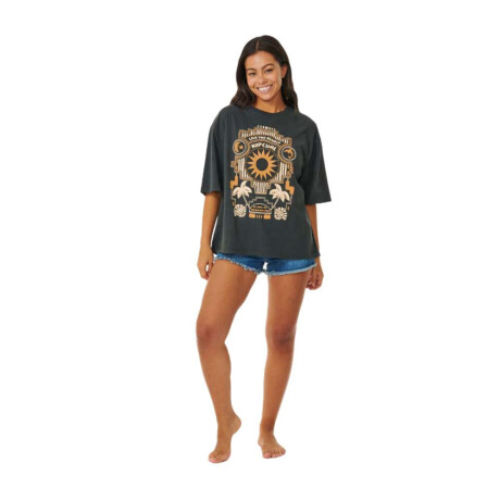 Remera MC Rip Curl Pacific Dreams Heritage Tee Negro