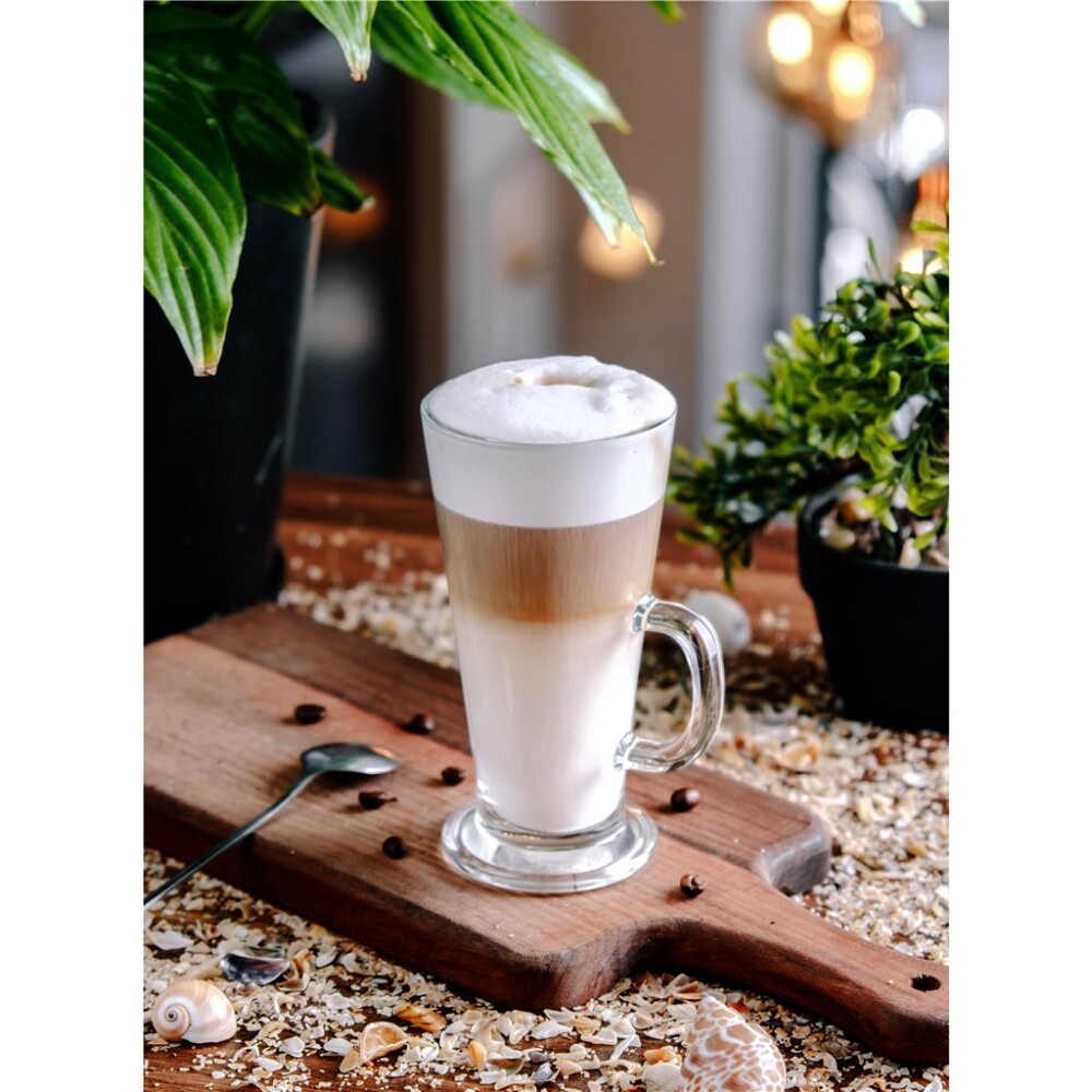 Vaso de Vidrio Irish Coffee Crisa 266 ml con Asa y Pie JARRO IRISH COFFEE 266ML CRISA