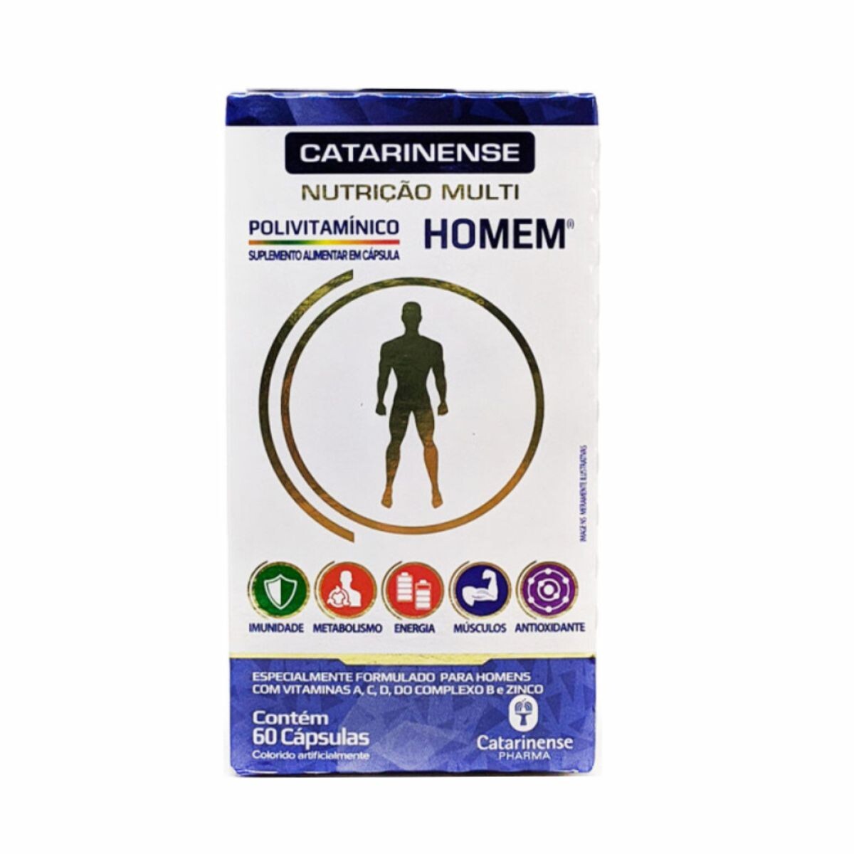 POLIVITAMINICO HOMBRE CATARIN. CJ X 60 C 