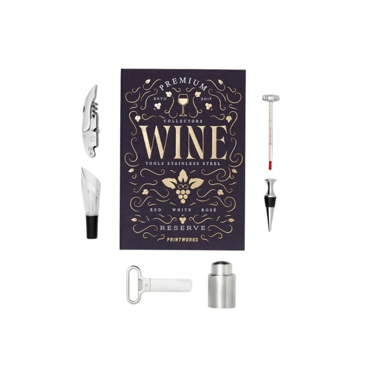 PRINTWORKS ESENCIALES HERRAMIENTAS VINO PREMIUM 