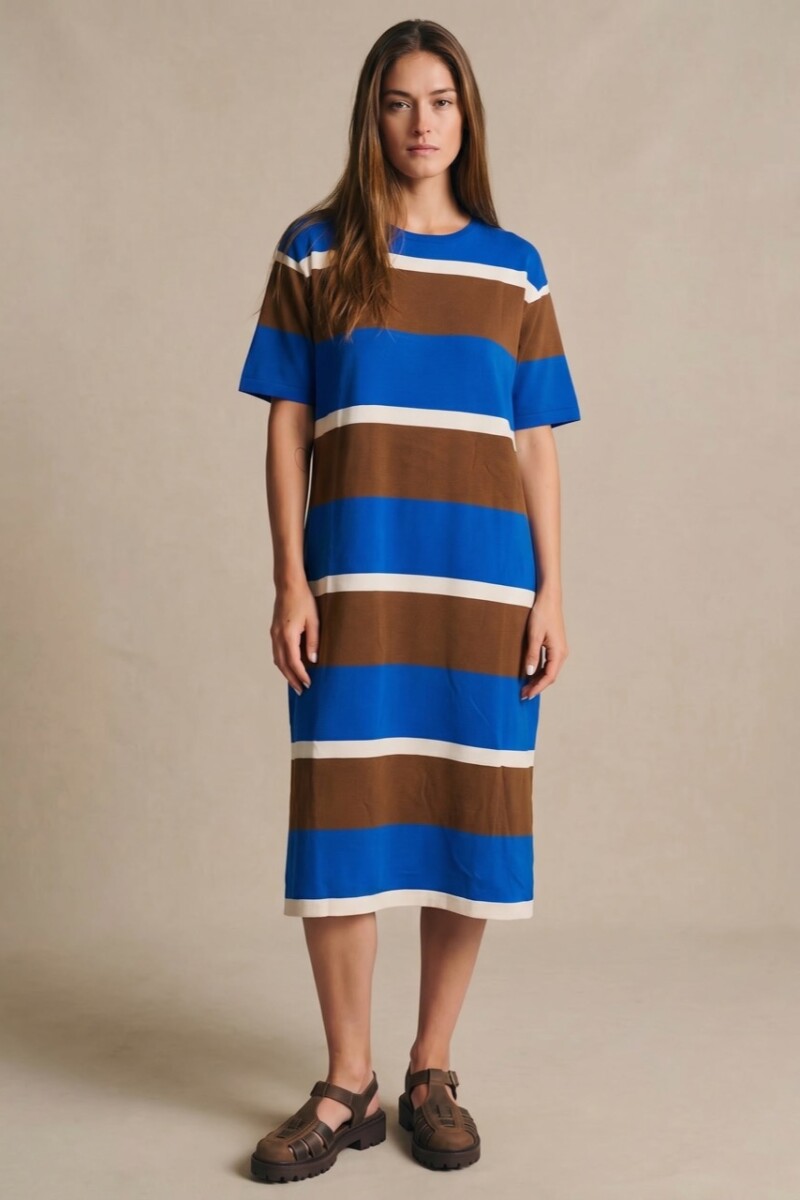 Vestido Tejido Marron