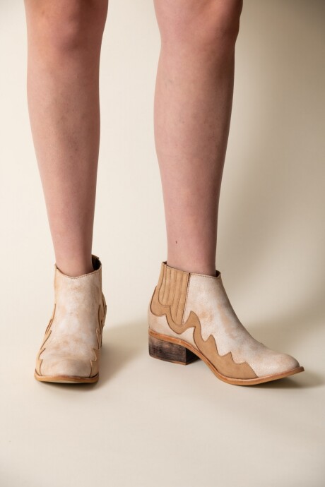 BOTAS MALLORCA BLANCO-BEIGE