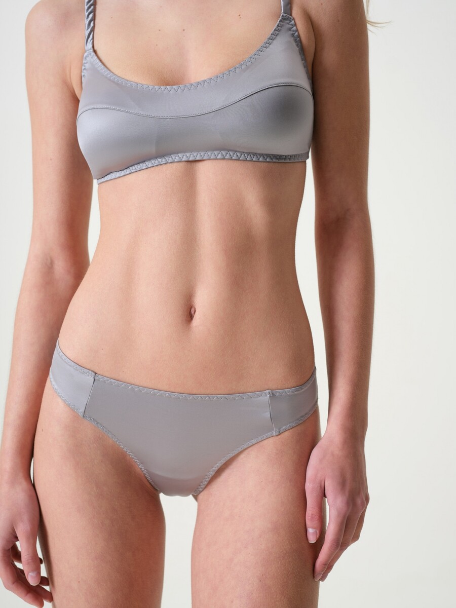 Bikini Satén - Gris 