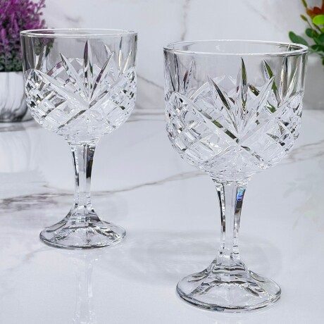 Juego De 2 Copas Vidrio Gin Diamond 550ML Juego De 2 Copas Vidrio Gin Diamond 550ML