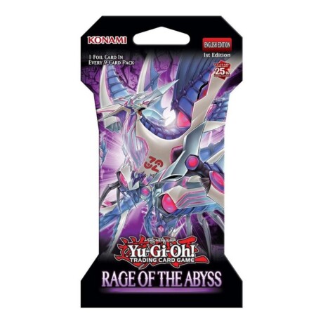 Yu-Gi-Oh! Sleeved Booster Rage Of The Abyss [Inglés] Yu-Gi-Oh! Sleeved Booster Rage Of The Abyss [Inglés]