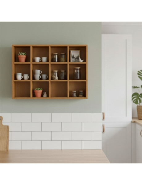 REPISA ESTANTE PARA TAZAS 30X40 CM 12 DIVISIONES REPISA ESTANTE PARA TAZAS 30X40 CM 12 DIVISIONES