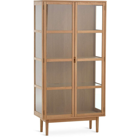 Vitrina Vesterby Alta 2 Puertas Roble Natural