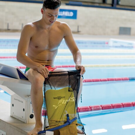 Bolsa Finis Mesh Gear 1.25.026 para Artículos de Natación NEGRO