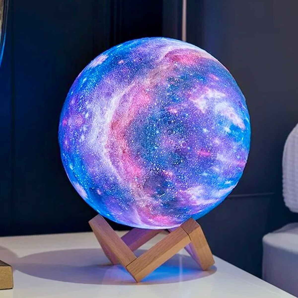 Lámpara Veladora Galaxia 3D 18cm 