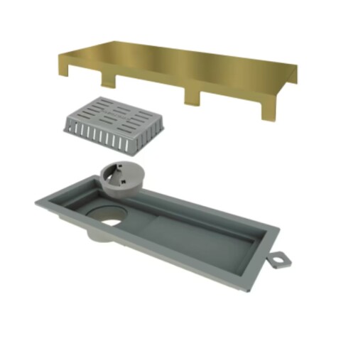 ELLEVE Receptaculo tapa ac inox gold 25cm Tiny Elleve Receptaculo Tapa Ac Inox Gold 25cm Tiny