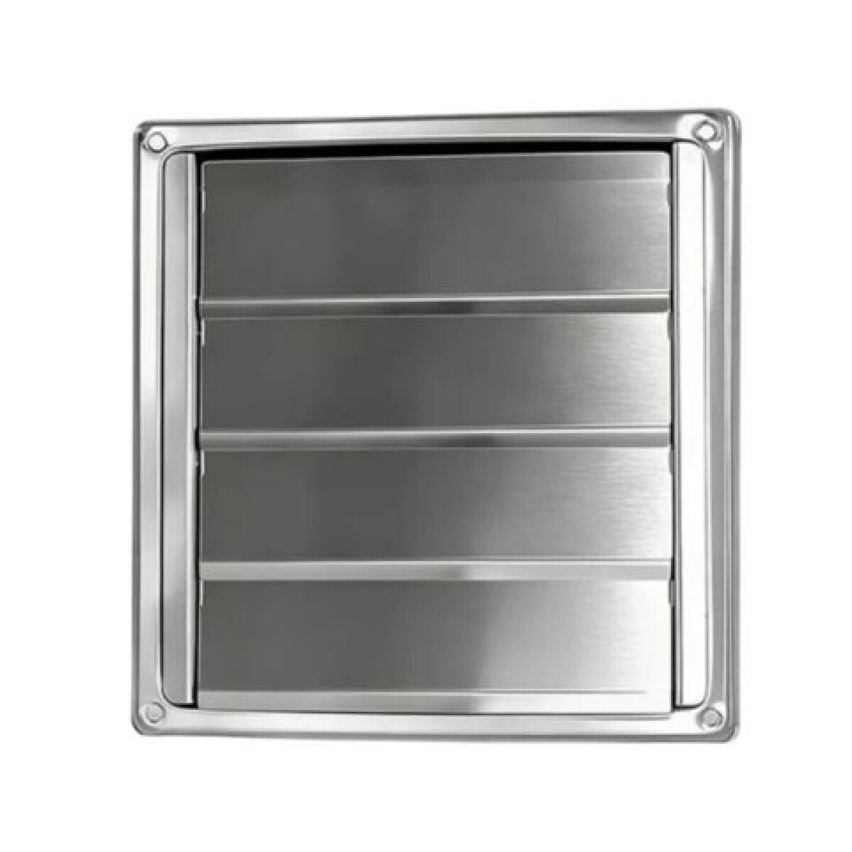 Rejilla Veneciana Ventilación Acero Inoxidable 185 x 185mm / Ø10cm 