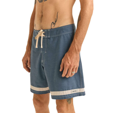 Boardshort Rhythm Signature Stripe Azul