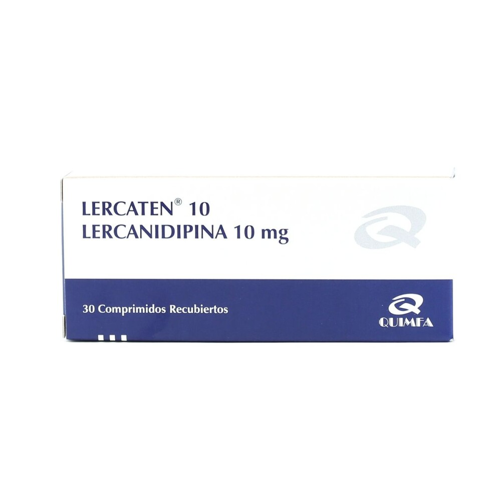 LERCATEN 10 MG. CJ X 30 COMP. única
