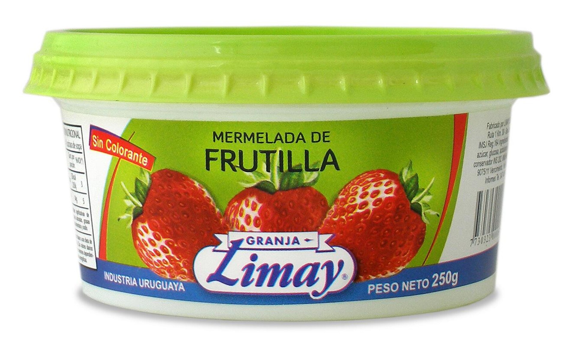 MERMELADA LIMAY POTE 250G FRUTILLA 