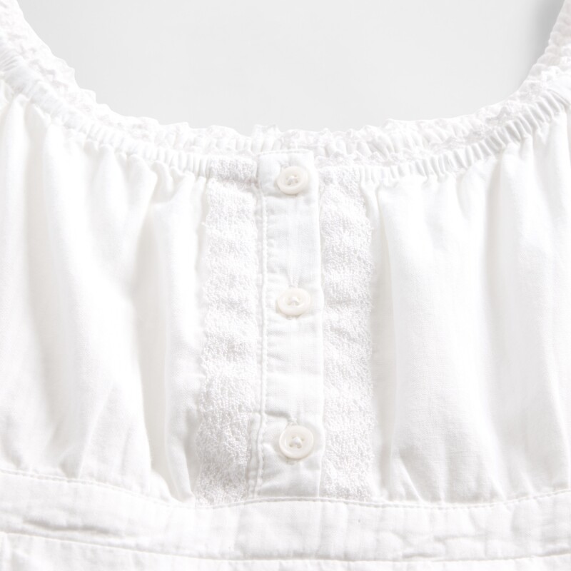 SS HNLY WOV TOP OPTIC WHITE