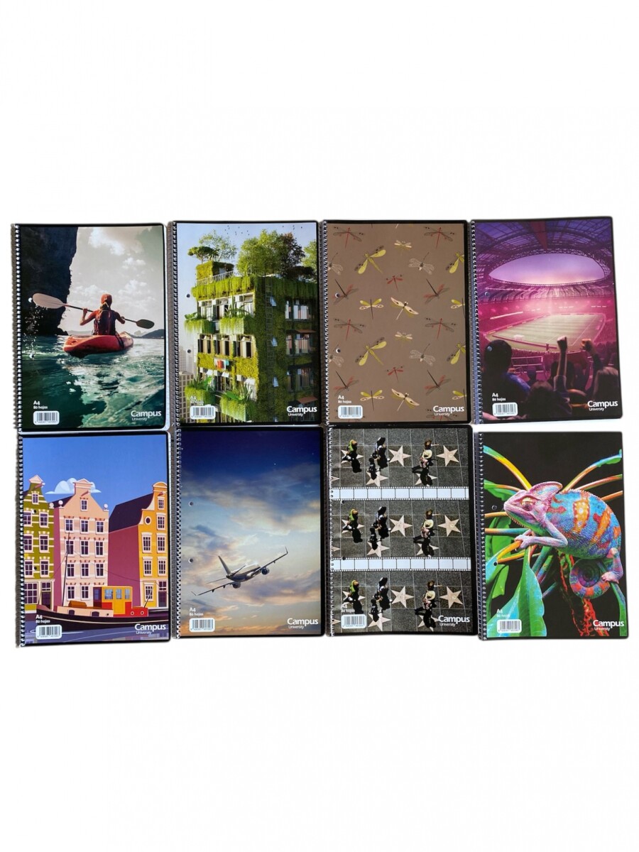 Cuadernola Rayada Campus University 80 Hojas - Diseño 1 