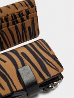 Cartera De Nylon Estampado Animal multicolor