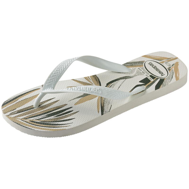Sandalias Havaianas Aloha Hombre Blanco/blanco/verde Oliva