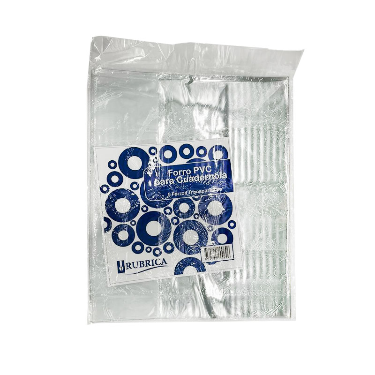 Forro PVC Cuadernola PACK X5 (Trasparente) Polipropileno 
