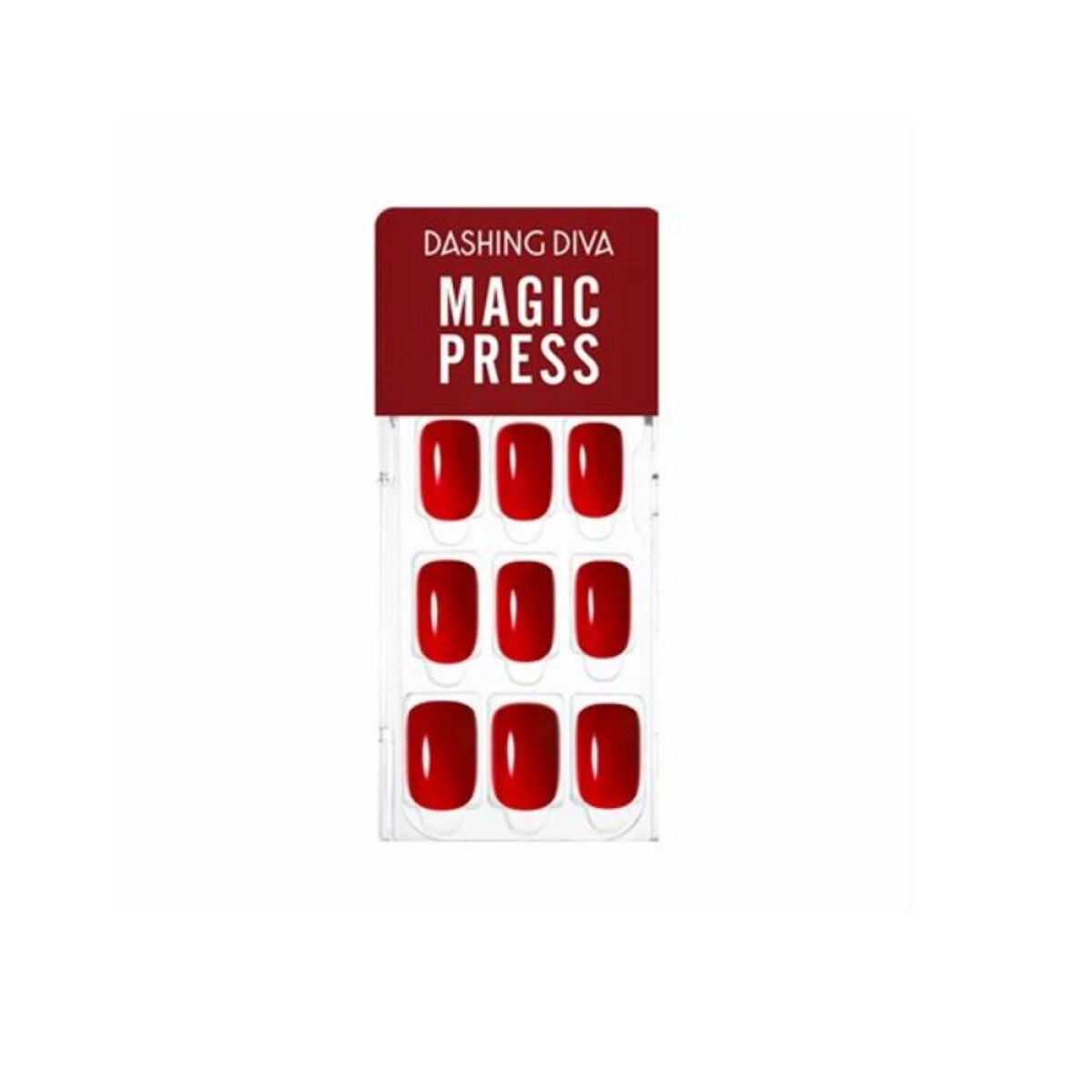 Uñas Postizas Dashing Diva Magic Press Burgundy 