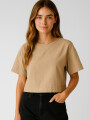 Blusa Zamira Taupe Claro