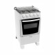 Cocina Gas James Horno Autolimpiante 4 Hornallas Termocupla Blanco