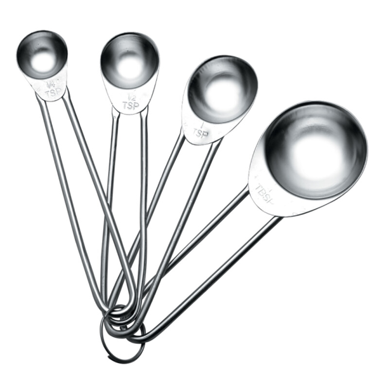 Set 4 Cucharas Medidoras 1/1,5/2,5/5Ml Acero SET 4 CUCHARAS MEDIDORAS 1/1,5/2,5/5ML ACERO
