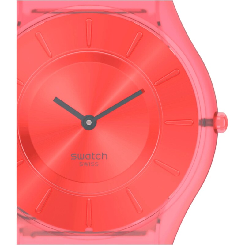 Reloj Swatch Sweet Coral SS08R100 de silicona roja para mujer Reloj Swatch Sweet Coral Ss08r100 De Silicona Roja Para Mujer