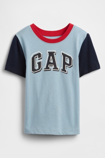 Remera Logo Gap Toddler Niño Blue Ice