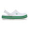 Crocs Crocband Clog T - Niños 1 a 5 años White/green Ivy