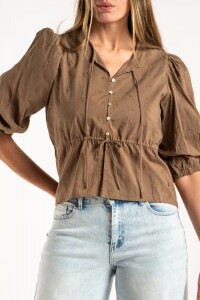 Blusa Broderie Oliva
