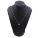 Dije oro 18k y brillante doble virola. Dije oro 18k y brillante doble virola.