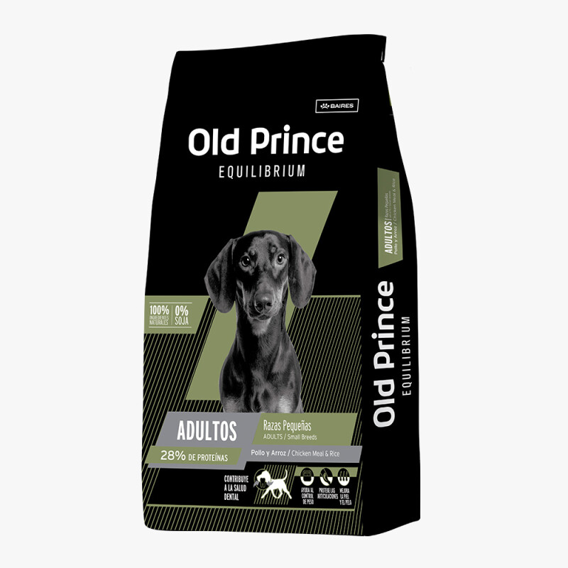 Old Prince Equilibrium Perro Adulto razas pequeñas 7.5kg + REGALO Old Prince Equilibrium Perro Adulto razas pequeñas 7.5kg + REGALO