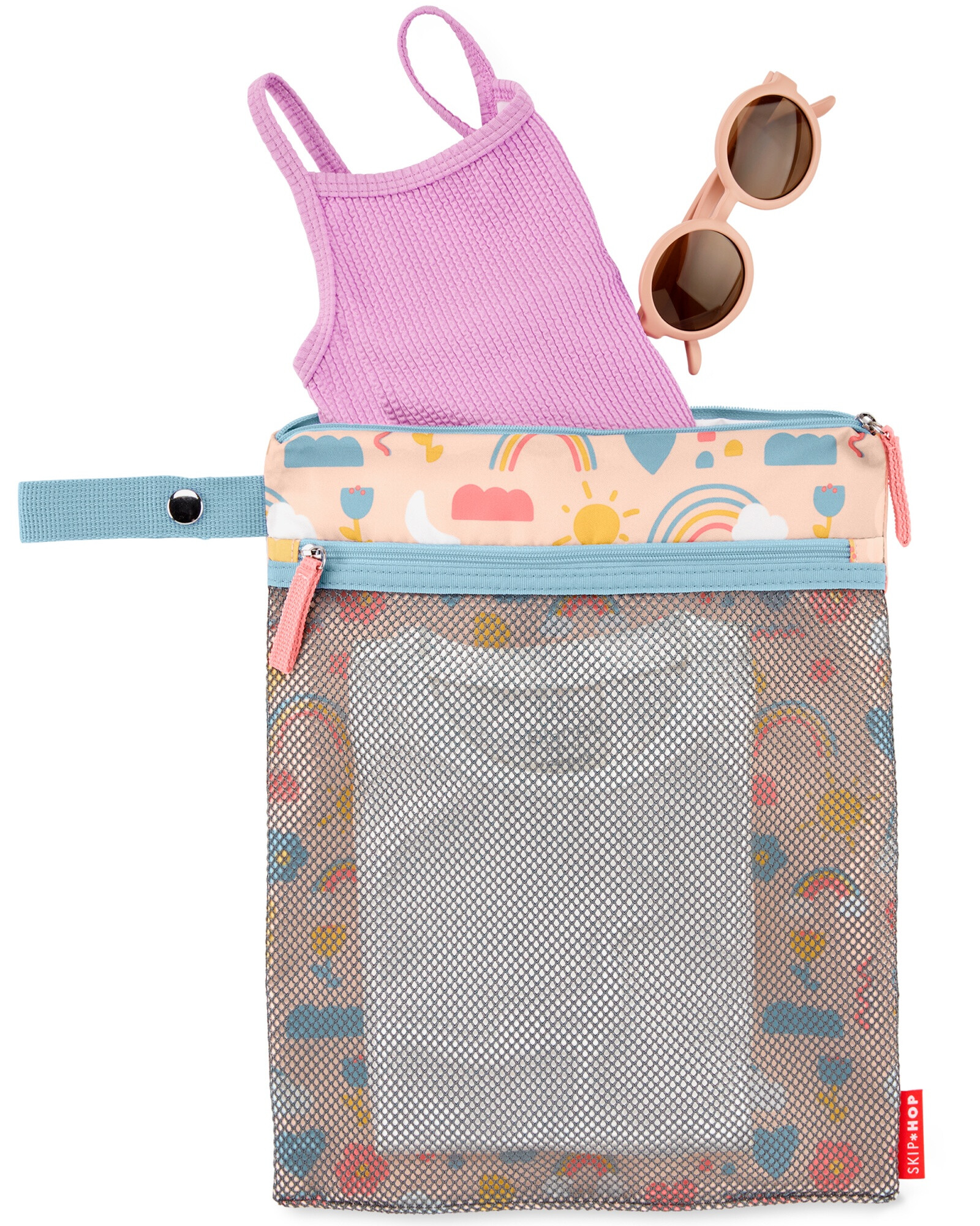 Bolsa impermeable, diseño arcoíris Bolsa impermeable, diseño arcoíris